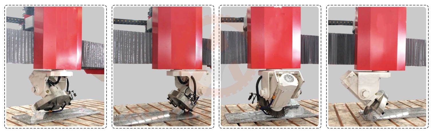 0°-90°-180°-270° Full automatic positioning chamfering cutting.